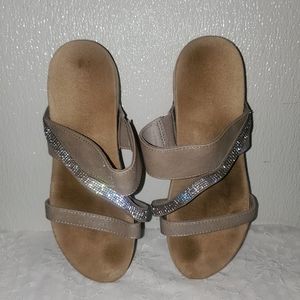 Anne Klein Rose Gold Color Sandal